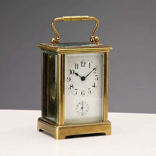 Antiker reiseuhr bronze - reiseuhr, glas