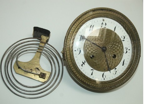 3se biedermeier uhrwerk mit - ,